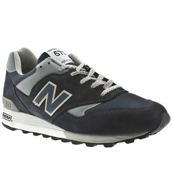 Outlet New Balance 577 Suede Mens Trainingsschuhe Navy