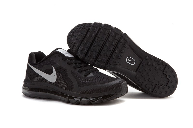 Neue Discount Nike Air Max 2014 Männer volle schwarze Di Palma Cushion