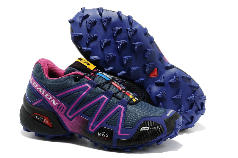 Ausverkauf Frauen Salomon Speedcross 3 Schuhe Lila Navy